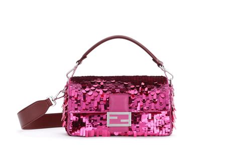 fendi roll bag pink|fendi pink sequin baguette.